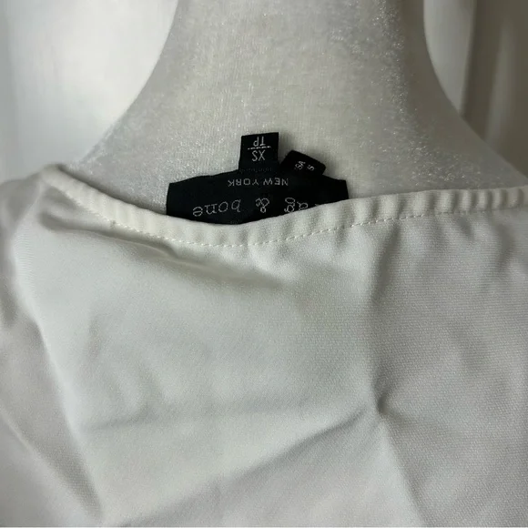 RAG & BONE Eliza Lace Side Boxy Tank Top (size XS) - Picture 4 of 5